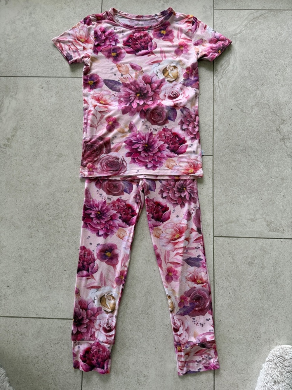 Posh Peanut Amira - Short Sleeve Basic Pajama sz 7 - Picture 3 of 16
